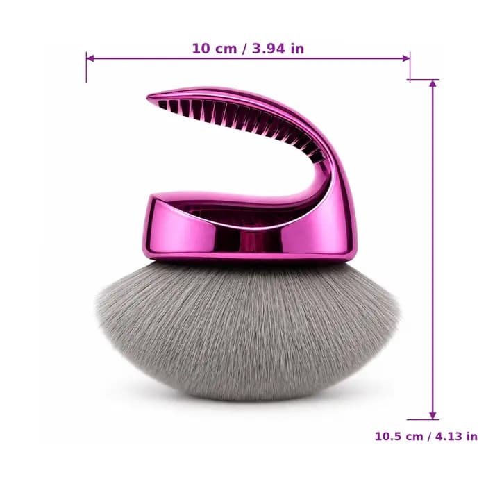 Pinceau de maquillage corporel en forme de U