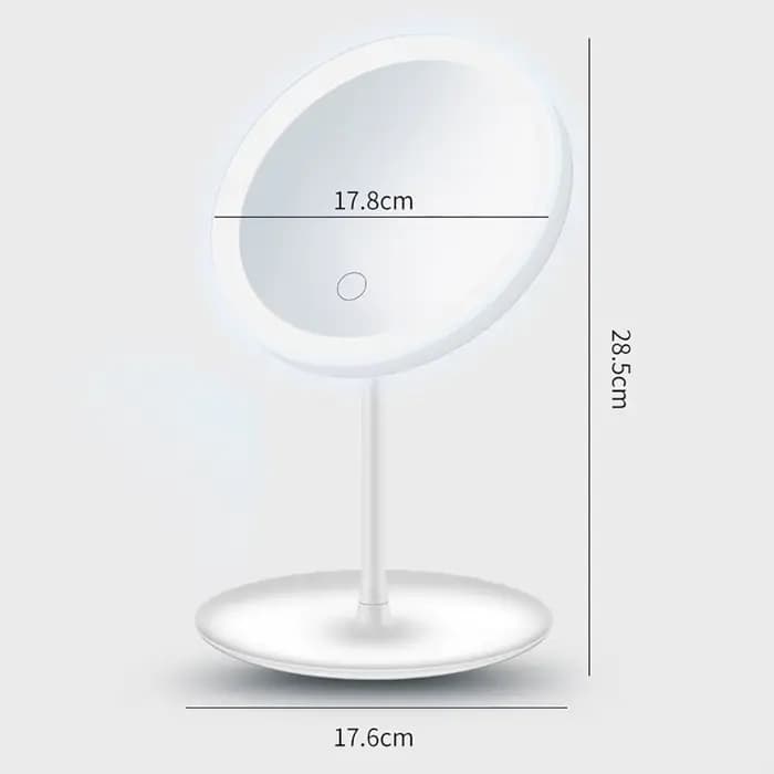 Miroir de maquillage LED 3 couleurs