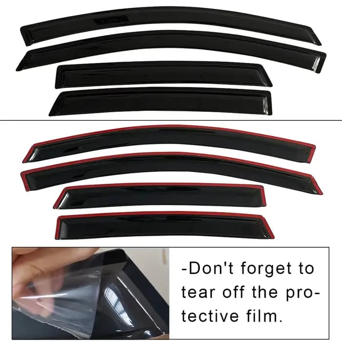 Visière de fenêtre pour RENAULT DUSTER 2011 2012 2013 2014 2015 2016 2017, déflecteurs de vent, protection contre la pluie, pare-brise de porte, pare-brise