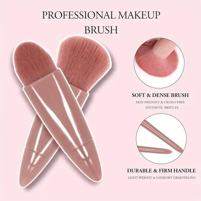 Ensemble de pinceaux de maquillage de voyage