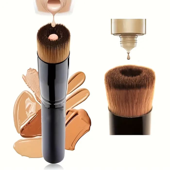 Pinceau de fond de teint FlawlessFoundation - Tête plate pour maquillage liquide