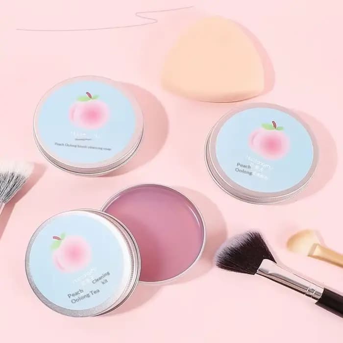 Savon nettoyant pour pinceaux de maquillage naturel