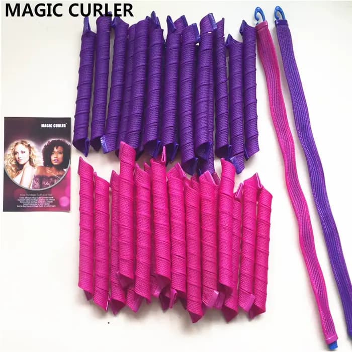 20 pièces/sac 55cm bigoudis magiques