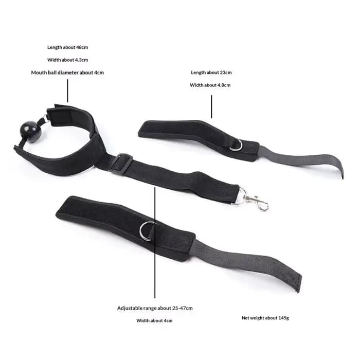 Kit de bondage pour adultes pour couples, femmes, colliers de soumission, menottes d'obéissance, dispositifs de contrainte BDSM, jouets sexuels érotiques fétichistes