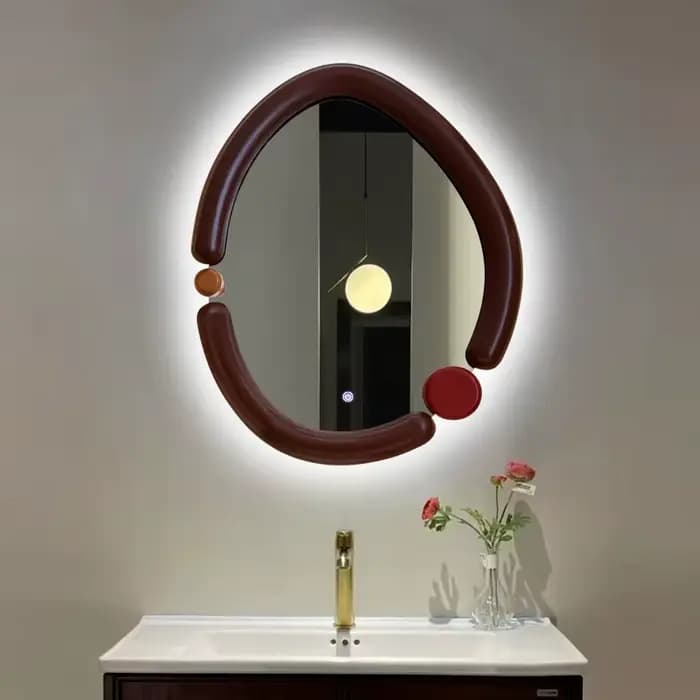 Miroir De maquillage ovale
