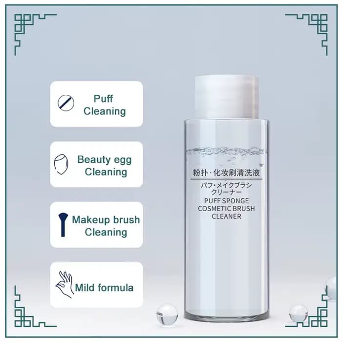50/80/100ml pinceaux de maquillage éponges liquide de nettoyage