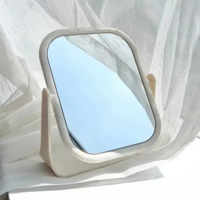 Pliable 360 ° Miroir de maquillage rotatif pour la maison