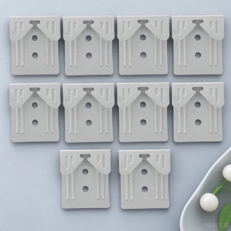 Cintres de miroir robustes, attaches en fer épais pour montage de cadre photo, Clips de suspension, 