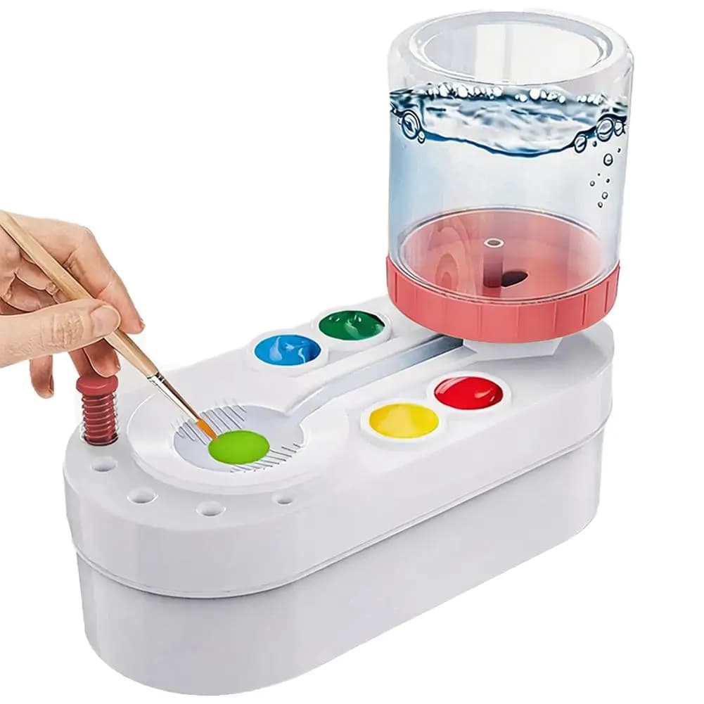 Nettoyeur de pinceaux, rinçateur de pinceaux à aquarelle, outil de nettoyage de pinceaux à peinture 