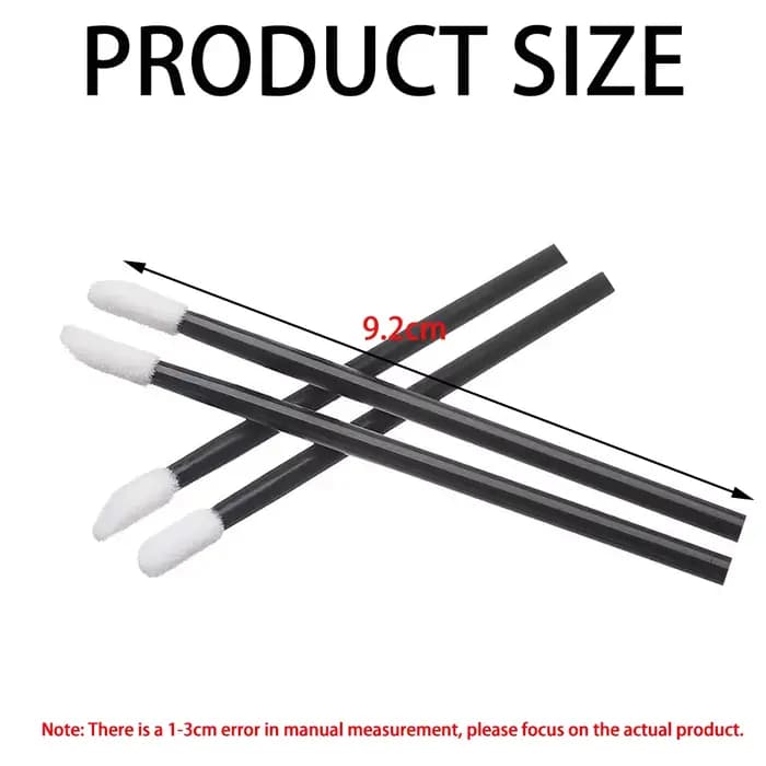 100 pièces pinceaux à lèvres pinceau de maquillage applicateur d'extension de cils rouge à lèvres ba