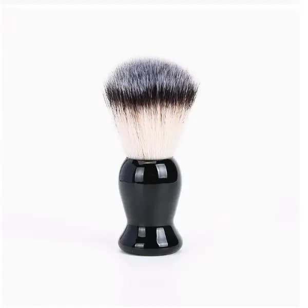 Pinceau à raser la barbe, pinceaux de maquillage, 1 pièce, manche en bois, poils naturels, pour salo