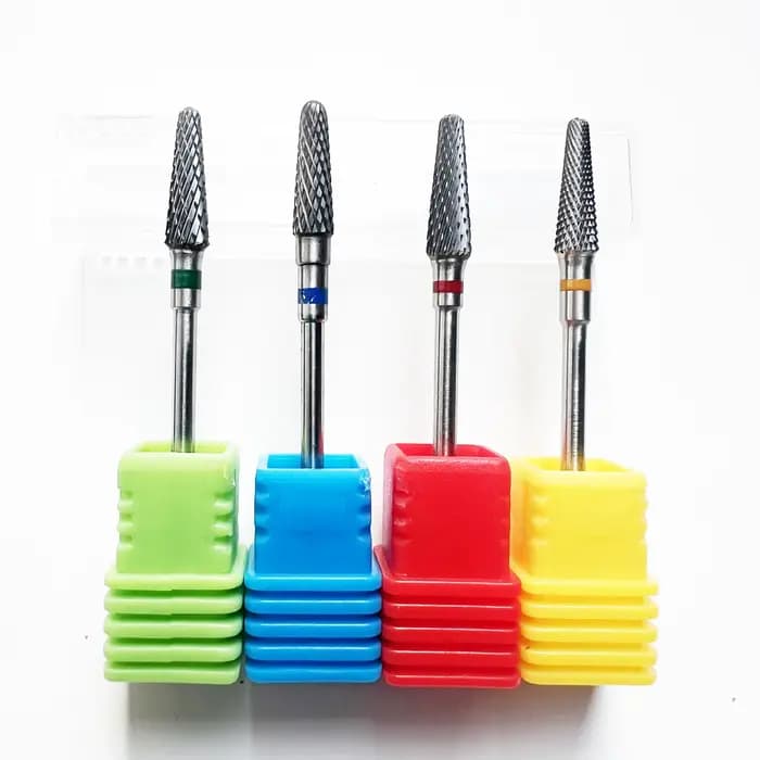1 pièces foret à ongles en carbure appareil limes à ongles fraises électriques pour manucure fraises