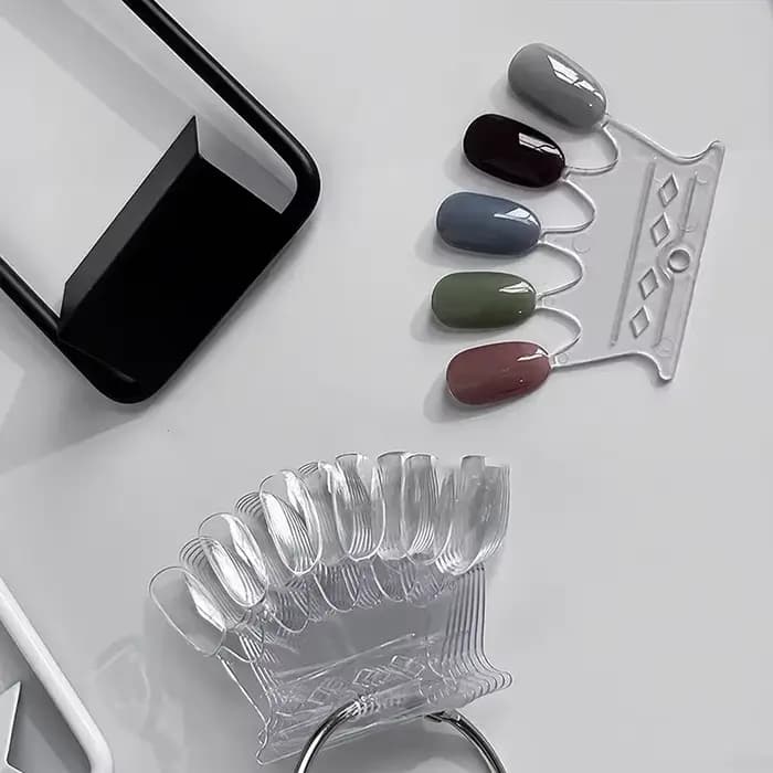 Échantillons d'ongles, carte de couleur, graphique d'affichage, modèle de vernis Gel, conseils d'art