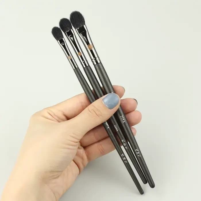 Pinceaux de maquillage pour fard à paupières, poils de chèvre, base d'ombre pour mélange de petits y