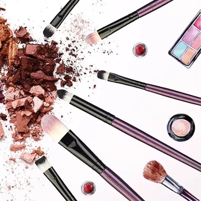 Ensemble de pinceaux de maquillage pour les yeux et les joues, eye-liner, pinceau mélangeur, fond de