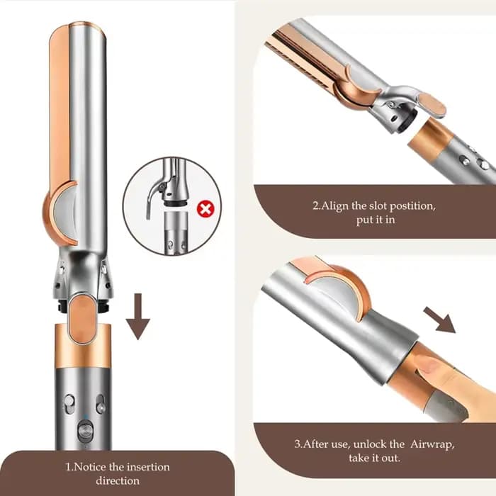 Fixation de flux d'air pour Dyson Airwrap Styler, accessoire de buses pour cheveux lisses, pour Dyso