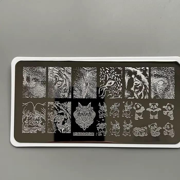 XMQ-Plaques d'estampage Nail Art, modèle de fleurs, freins
