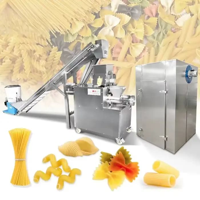 Machine à pâtes compacte et personnalisable de 100 kg, automatique, électrique, pour spaghetti, maca