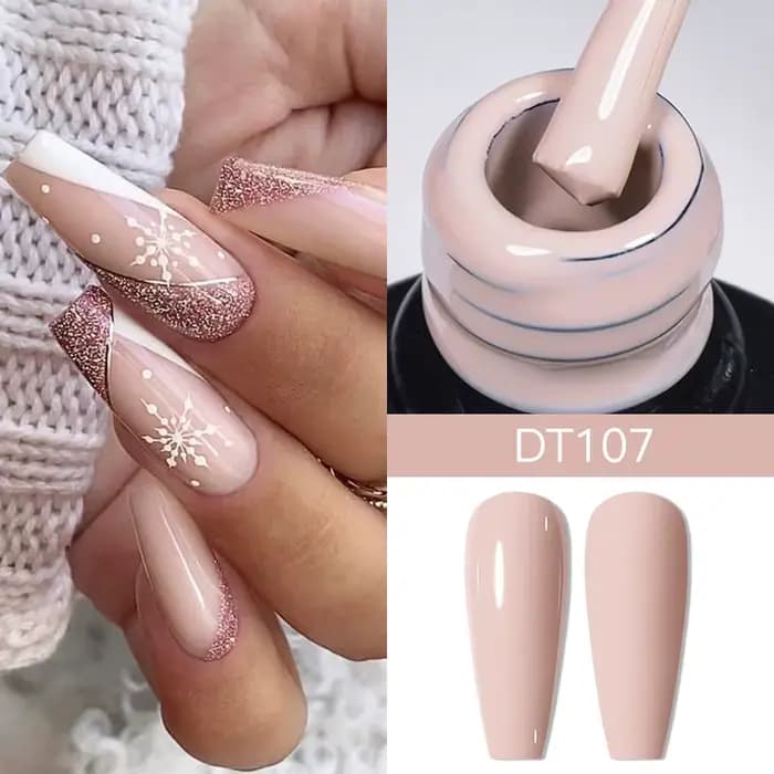 MEET ACROSS 7ml vernis à ongles à paillettes scintillantes Semi Permanent rouge argent réfléchissant