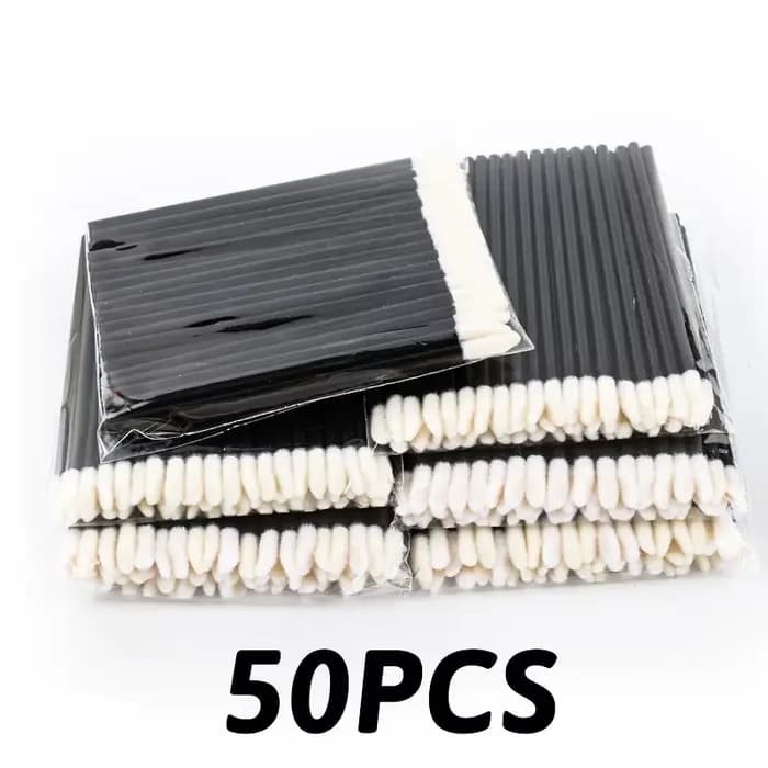 Applicateurs de pinceaux à lèvres, 50/1000 pièces, brosse à cils, rouge à lèvres, applicateur de bri