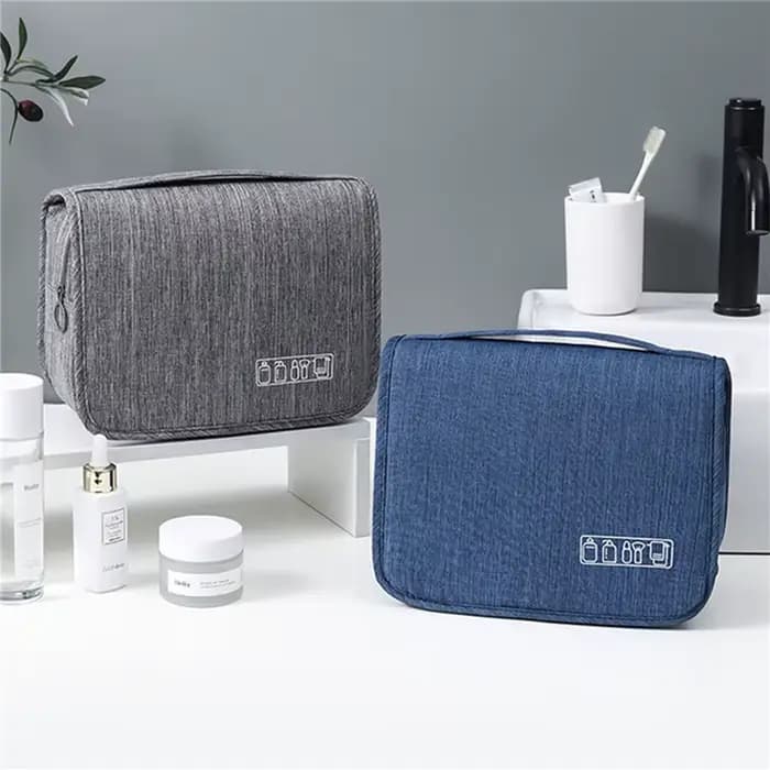 Grande Trousse de Toilette Cosmétique pour Homme et Femme, Accessoire de miles, Maquillage, Étuis de