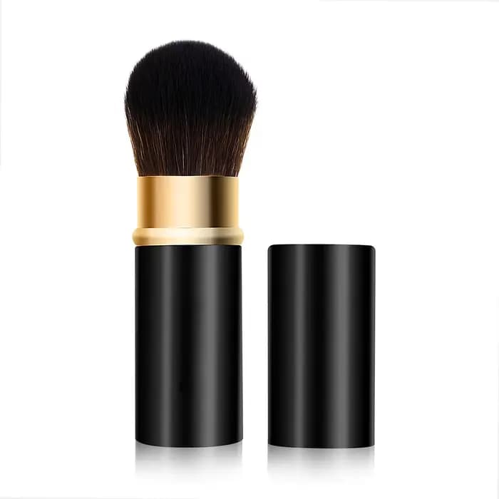 Pinceaux de maquillage rétractables pour femme, 1 pièce, pour poudre, fond de teint, mélange, blush,