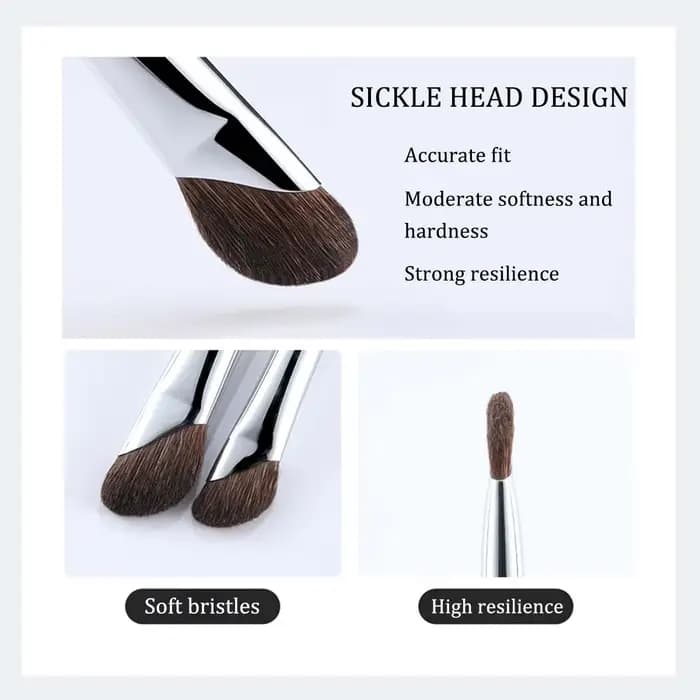 Pinceau d'ombre antarctique 3D pour contour du visage, brosse de maquillage, blush à tête douce, sur