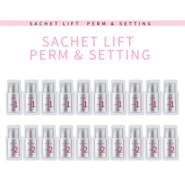 10 paires/lot ICONSIGN Lotion de levage de cils Sachet Lotion de Fixation de permanente rapide cils