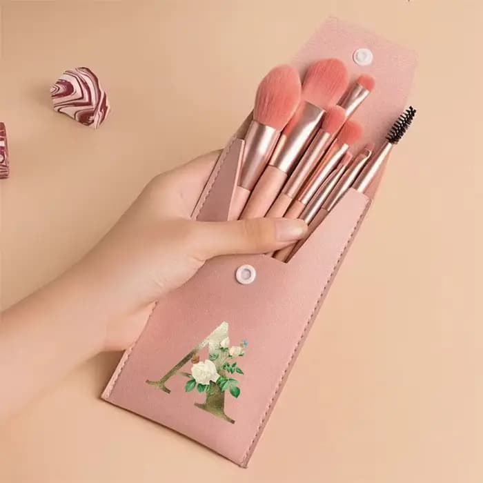 Ensemble de pinceaux de maquillage pour débutants - Pinceaux doux et moelleux pour le visage et les