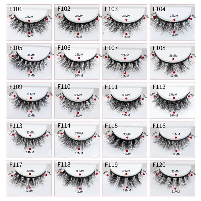 Cils de vison naturels de haute qualité mode classique doux pleine bande cils maquillage 12mm cils d