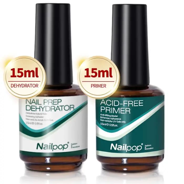 Déshydrateur et apprêt pour ongles, sans acide, naturel, préparation des ongles, déshydrate, primair