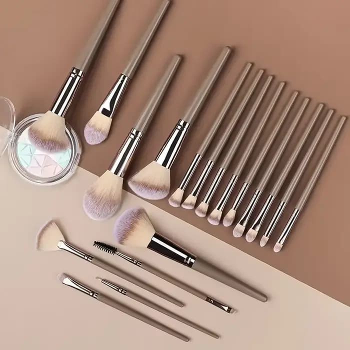Ensemble professionnel de 3 à 20 pinceaux de maquillage doux et moelleux pour fond de teint, fard à