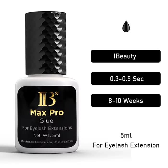 1 bouteille de colle originale IB Super Plus pour Extensions de cils 5ml corée professionnelle IB or