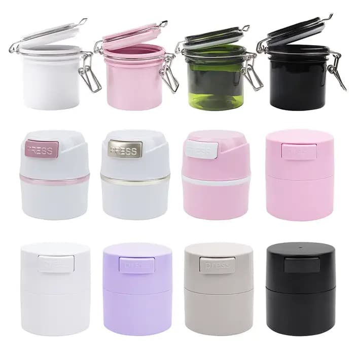 Réservoir de stockage de colle à cils, conteneur de levage de cils, support adhésif individuel, pot