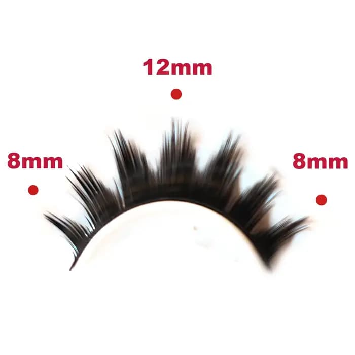 Faux cils de vison longs faits à la main, cils d'apparence spectaculaire, outils cosmétiques, maquil