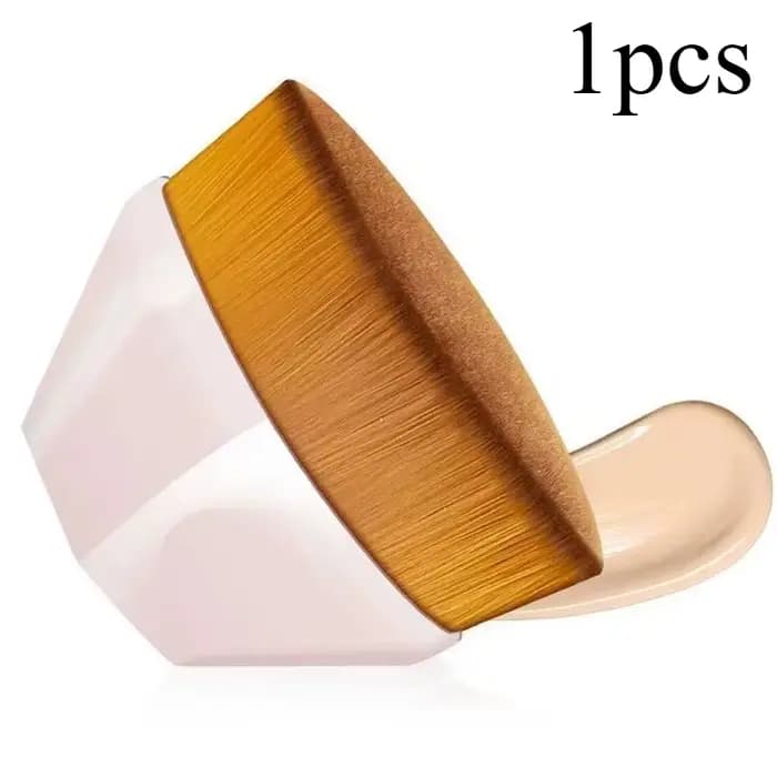 1 pinceau de maquillage magique aux couleurs macaron, nouveau, pour poudre et blush, portable, profe