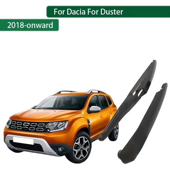 Pour Dacia Duster 2018 2019 et après, ensemble de bras d'essuie-glace arrière, pare-brise arrière