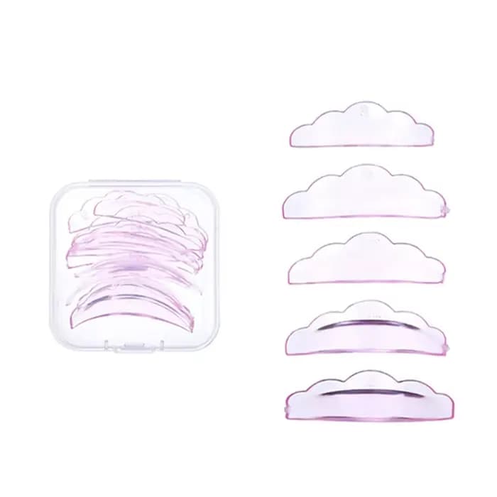 5 paires de coussinets de levage de cils auto-adhésifs, tiges de permanente de cils en Silicone soup
