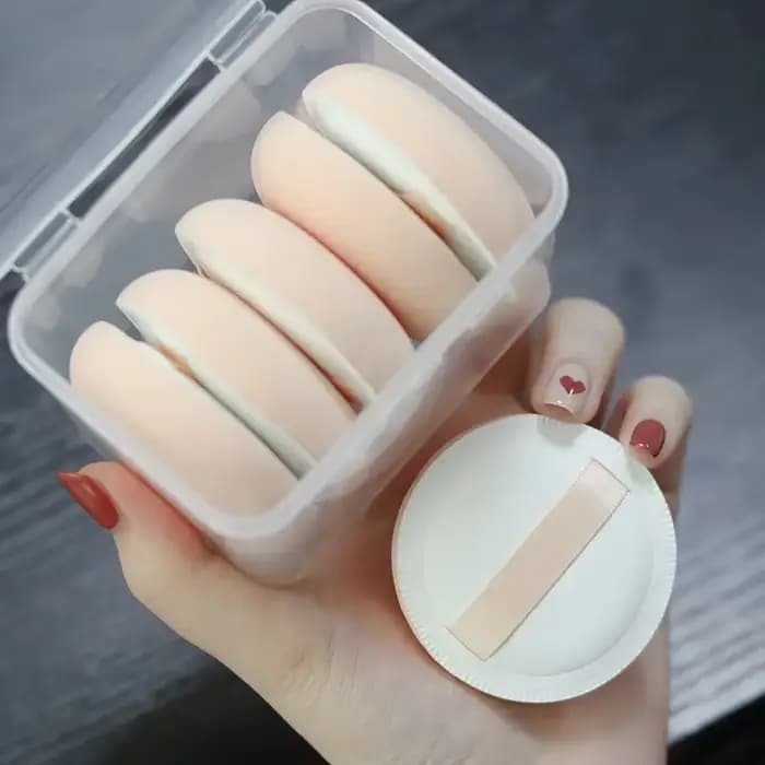 Bouffées de fond de teint en forme de goutte pour femme, éponge de maquillage portable, mélangeur de