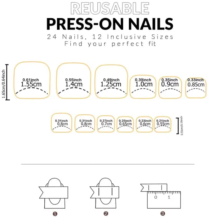 Faux ongles carrés en fleur de cerisier et diamant, 24 pièces, colle gelée détachable et réutilisabl