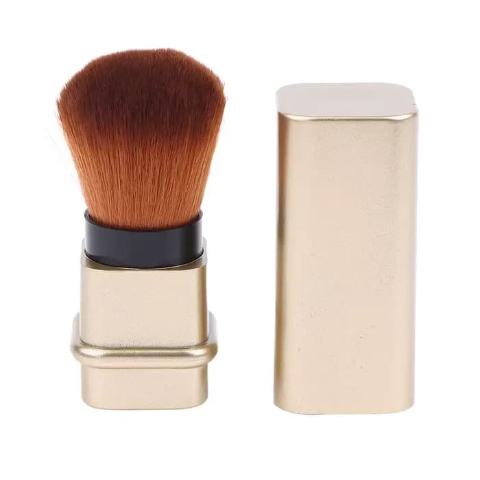 Pinceau de maquillage de voyage rétractable, pinceau à poudre et à contour, outil cosmétique profess