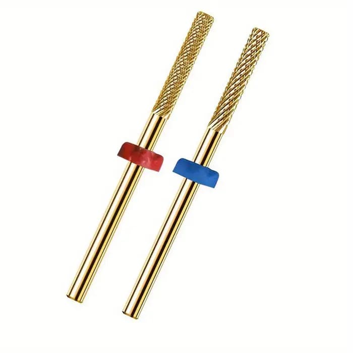 1/2 pièces argent or professionnel carbure forets à ongles forets à cuticules électrique dissolvant