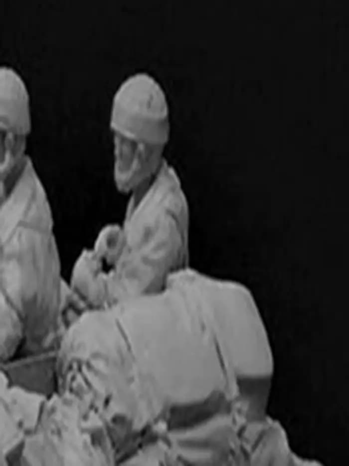 Ensemble de parachutistes 1/35 non assemblés avec rangement (12 soldats), kits de figurines miniatur