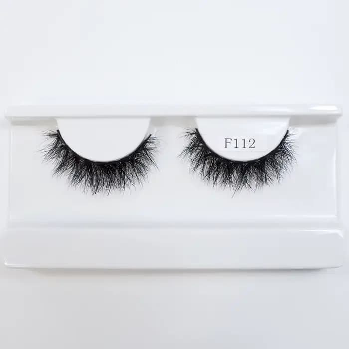 Cils de vison naturels de haute qualité mode classique doux pleine bande cils maquillage 12mm cils d