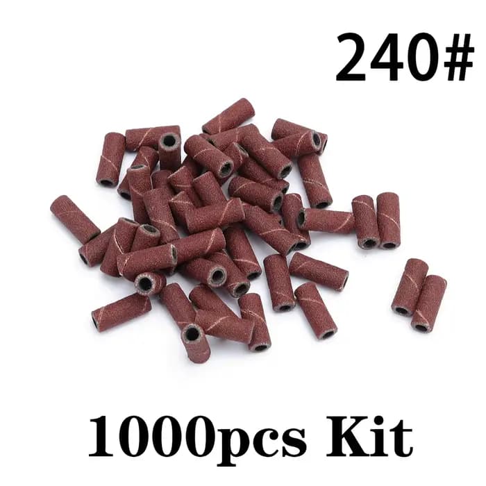 1000 pièces 3mm Mini zèbre ongles bandes de ponçage Machine électrique foret à ongles UV Gel acryliq