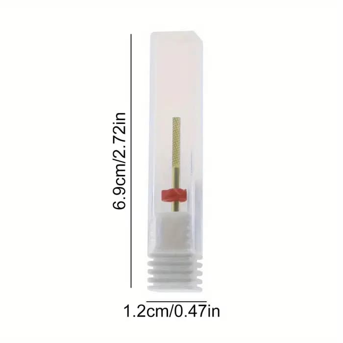 1/2 pièces argent or professionnel carbure forets à ongles forets à cuticules électrique dissolvant