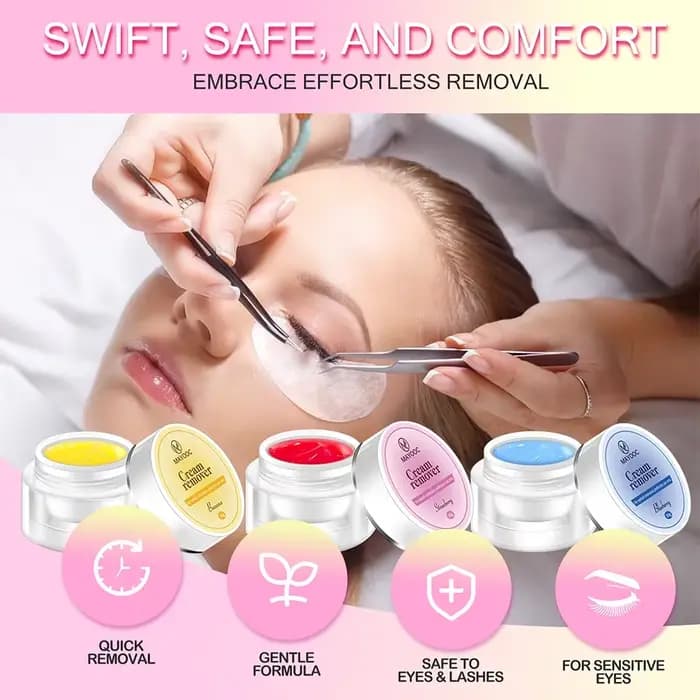 MAYOOC 5/15g dissolvant de colle à cils adhésif à séchage rapide Transparent dissolvant de crème pro