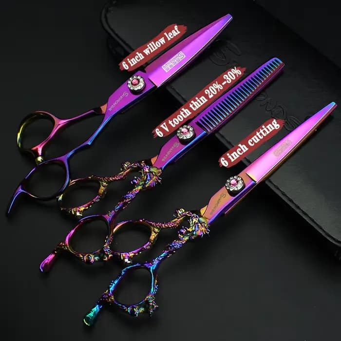 5.5/6/7/7.5/8/9 pouces ciseaux de coupe de cheveux ciseaux de coiffure ciseaux de cheveux ciseaux am