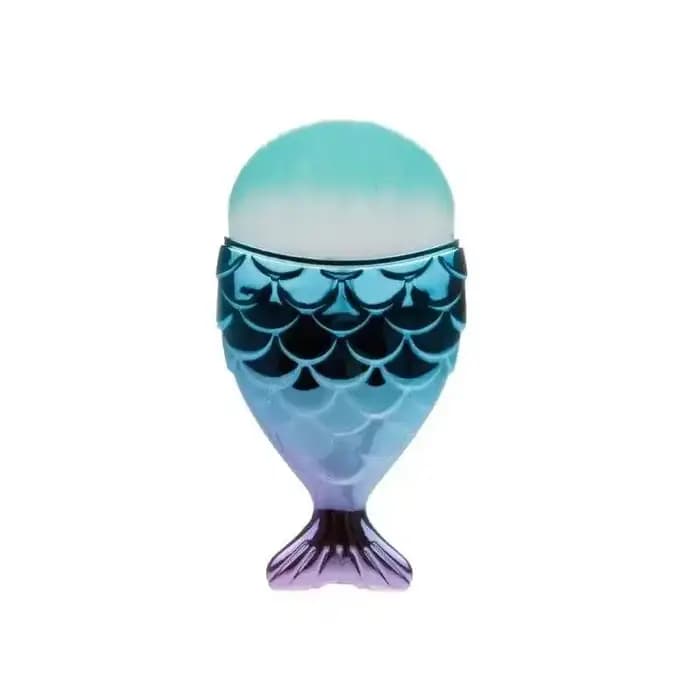 Brosse à ongles en forme de queue de poisson, 1 pièce, brosses cosmétiques à fond en queue de poisso