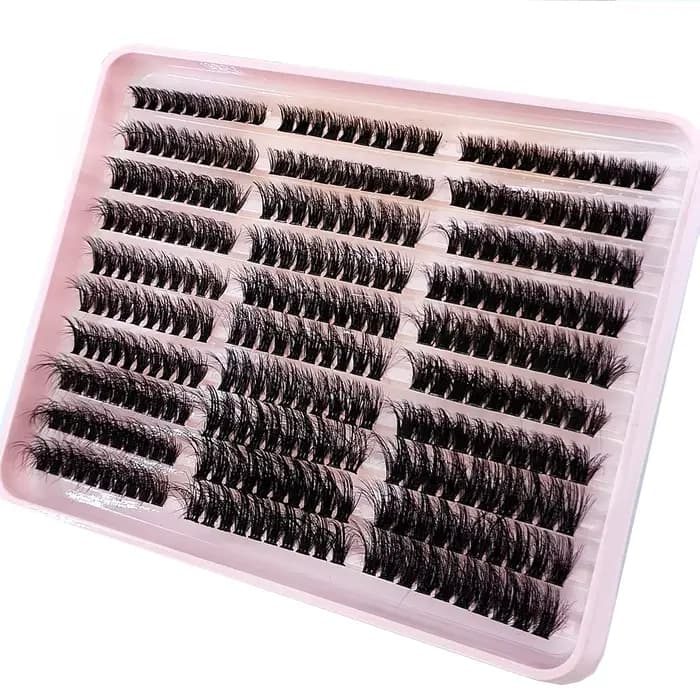 HBZGTLAD 290/300 pièces grappes de cils épais moelleux D/DD cils individuels vaporeux 60/80/100 méla